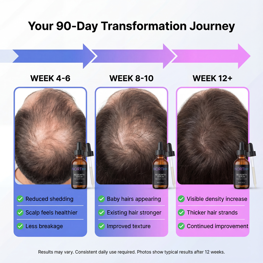 Fórmula multipéptido para la densidad del cabello NORTH+