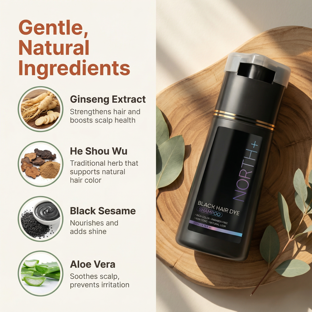 NORTH+ Instant Gray Coverage Shampoo