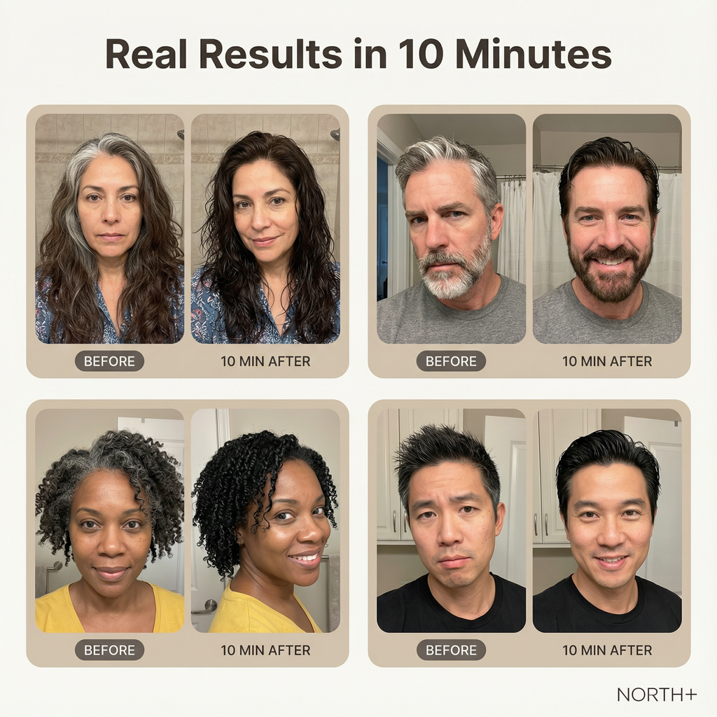 NORTH+ Instant Gray Coverage Shampoo