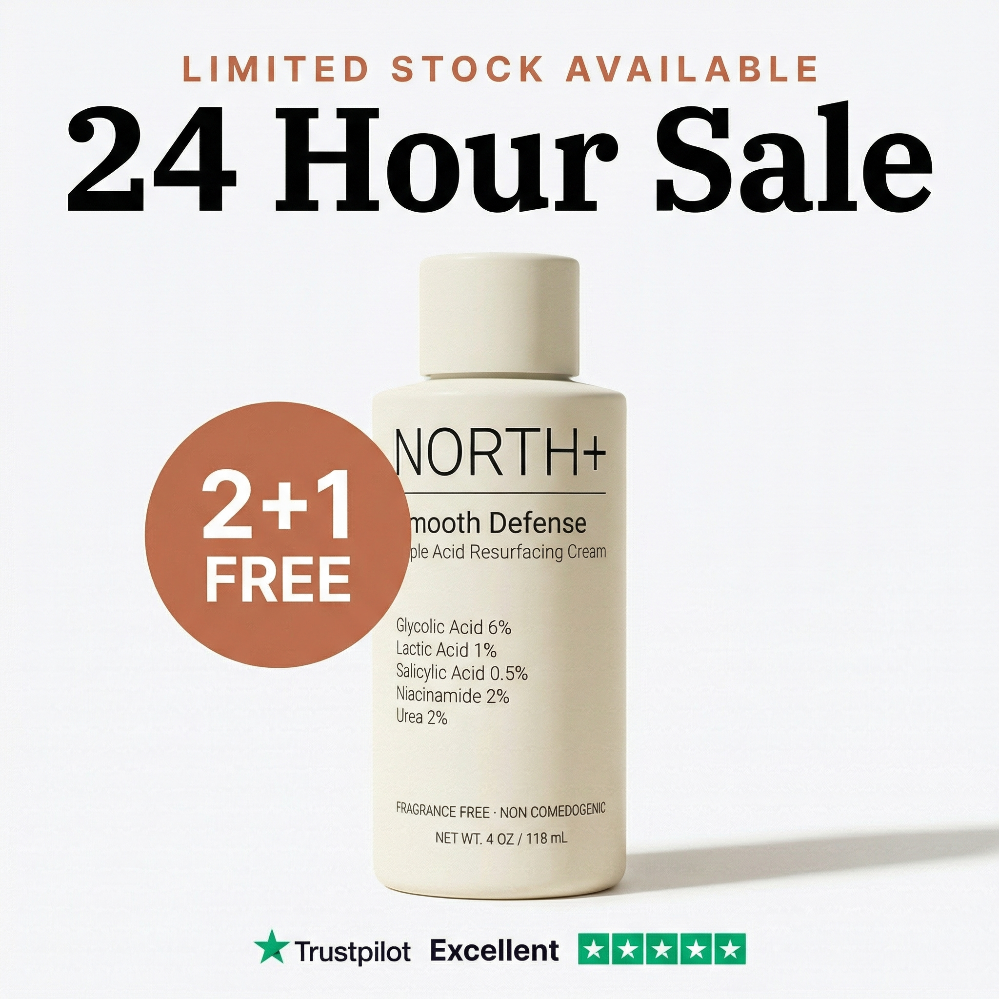 NORTH+ Smooth Defense Body Cream