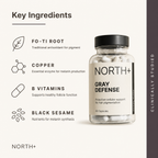 NORTH+ Gray Defense - Restore Hair Pigment Naturally